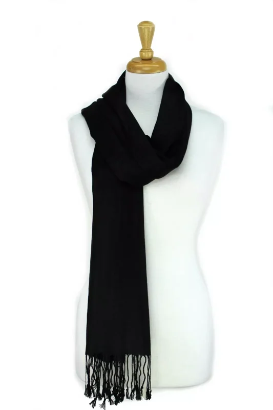 Soft Pashmina Shawl Wrap - Solid Color Scarf Stole for Women Ladies Fashion