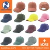 Solid Color Baseball Cap 100% Cotton Pigment Dyed Adjustable Unisex Casual Headwear