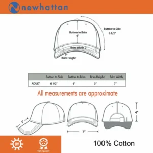 Solid Color Baseball Cap 100% Cotton Pigment Dyed Adjustable Unisex Casual Headwear