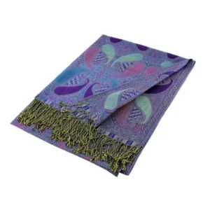 Women's Paisley Pashmina Shawl Scarf Classic Design Acrylic